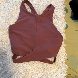 Athleta Conscious Crop Cut Out Bra, D-DD